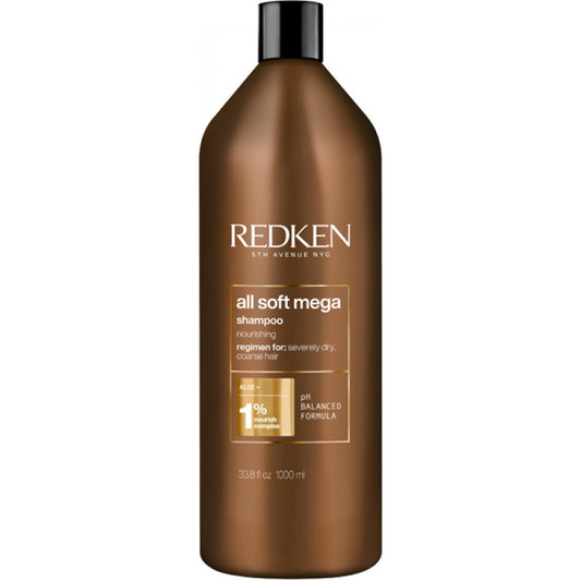 Redken all soft mega shampoo litre